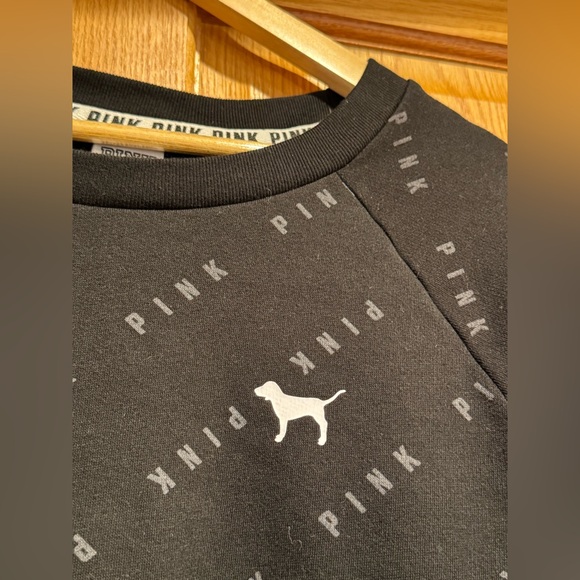 Victoria's Secret PINK Black Sweatshirt - Picture 3 of 7